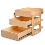 Pull Out Drawer 21 19 Soft Close Wood Shelves MU-3T-20-US Mulush Slide. Fixed Price $259.99.