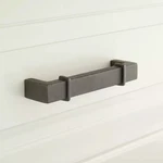 Signature Hardware 6" Marta Cast Iron Cabinet Pull - Antique. Fixed Price $8.60.