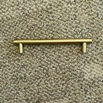 Restoration Hardware Durham 6 Inch Drawer Pull Abrs Brass 24170245. Fixed Price $17.39.