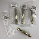Brainerd Decorative Edge Spoon Foot English Brass Drawer Pull P40051V-AE-C. Fixed Price $10.00.