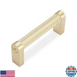 Povefonk 10 Pack 3 INCH(76MM) Brushed Brass Kitchen Cabinet Handles Knurled. Fixed Price $52.84.