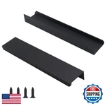 Hanihua 30-PACK 150MM Matte Black Cabinet Finger Pulls Handles For Drawers. Fixed Price $55.73.