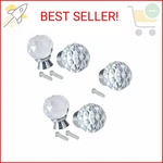 Crystal Knobs, For Dresser Drawers, Clear Glass Door Ball-sha. Fixed Price $11.65.