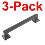 Hickory Hardware 3-PACK Studio 5/16" C/c Square Block Bold Cabinet Handle Pull. Fixed Price $10.55.