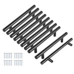 8'' Cabinet Pulls Matte Black Stainless Steel Kitchen Handles Drawer .... Fixed Price $28.49.