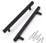 Knobwell 50 Pack Matte Black Kitchen Cabinet Handles Modern Square T-knobs 6INCH. Fixed Price $89.88.