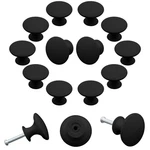 Unlorspy 12 Pcs Matte Black Round Kitchen Cabinet Knobs,. Fixed Price $10.28.