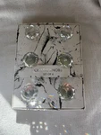 Set Of 6 Isaac Jacobs Round Ball Shape Crystal Cabinet Dresser Knobs Drawer Pull. Fixed Price $22.90.