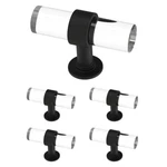 Franklin Brass P46159-BCL 2" Francisco Cabinet Knob Clear & Matte Black Pack. Fixed Price $15.65.