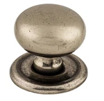 Top Knobs M25 Victoria Round Mushroom Cabinet Pull, Pewter Antique. Fixed Price $8.99.