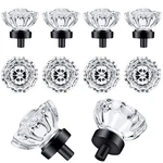 8 Pcs Glass Knobs Vintage Crystal Drawer Pulls Dresser Cabinet. Fixed Price $34.65.