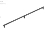 Emtek 84072 Select 24" Smooth Appliance Pull Flat Black Rectangular Stem. Fixed Price $145.65.
