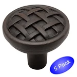 *5 Pack* Cosmas Oil Rubbed Bronze Cabinet Knobs #7065ORB. Fixed Price $10.95.