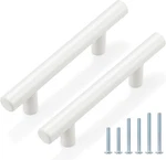 Probrico 15 Pack White Kitchen Cabinet Pulls 3 Inch Euro Style Bar Handles Cu. Fixed Price $30.22.