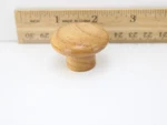 1 Amerock Stain Finished Cabinet Hardware Wooden Knob W/screw & Insert Nos. Fixed Price $8.99.