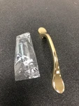 Hickory Hardware P14444-3 Conquest 3" C-c Handle Cabinet Pull Polished Brass. Fixed Price $10.38.
