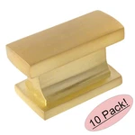 *10 Pack* Cosmas Cabinet Hardware Brushed Brass Contemporary Knob #701BB. Fixed Price $31.28.