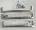 Ravinte 3 Pack Satin Nickel Cabinet Pulls 8 Inch Square Handles. Fixed Price $9.99.