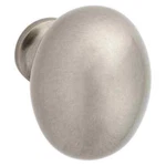 Baldwin 4913-150-BIN Oval 1-3/8 Inch Solid Brs Cabinet Knob Satin Nickel. Fixed Price $15.99.