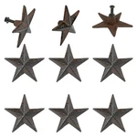 6 Rustic Star Drawer Pull Cabinet Door Handle Knobs Western Antique Style 2.5. Fixed Price $28.95.