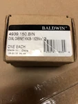 Baldwin 4939.150.BIN Oval Knob / Satin Nickel New. Fixed Price $13.99.