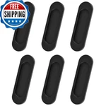 Morobor Self-stick Oval Sliding Door Pulls 6PCS Aluminum Alloy Flush. Fixed Price $37.22.