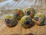 5 Ps Vtg,hand Painted Art Pottery Ceramic Decor Drawers Knob Multicolor. Fixed Price $20.00.