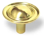 (5 As-is (25-PACK) 1-3/16 Inch Mid Century Hubcap Knob Polished Brass. Fixed Price $117.77.