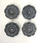 Keeler Brass Co. Oversized Ornate Flower Cabinet Door Knobs Old English 4.5". Fixed Price $84.00.