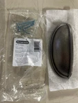 Amerock BP36640WN Nickel Ashby & 4" Center To Cup Cabinet Pull. Fixed Price $11.38.