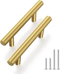 Haliwu 30 Pack Cabinet Handles Brass Gold Inch Hole Center,. Fixed Price $45.82.