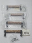 Brainerd PBF550Y-OCH-C 96MM Ceramic Totem Cabinet Hardware Handle Pull Lot Of 4. Fixed Price $9.50.
