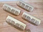 4X Leaf Knob Pulls Handle Furniture Cabinet Drawer Kitchen Door Gold Tone. Fixed Price $36.15.