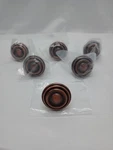 Lot Of 6 Antiqued Copper Finish Heavy Weight Pedestal Drawer Cabinet Door Knobs. Fixed Price $24.97.