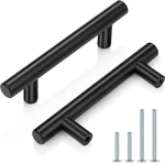 Probrico 5 Pack Flat Black 3 Inch Center-to-center Bar Cabinet Pull Modern. Fixed Price $13.84.
