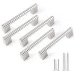 Fulgente Brushed Nickel Drawer Pulls, Stainless Steel Chrome Modern Cabinet H.... Fixed Price $29.02.