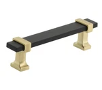 Amerock BP36681BMBBGL Arrondi 128MM Black & Gold 5-1/16" Pull New. Fixed Price $10.99.