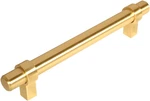 Cosmas Cabinet Hardware Brushed Brass Euro Style Bar Pull #161-128BB New. Fixed Price $9.00.