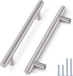 12PK Gobrico Stainless Steel Euro Bar Cabinet Pull Handle 6-3/10 Inch Centers. Fixed Price $24.00.