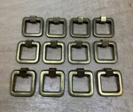 Brass 1/2 Square Vintage Drawer Pulls Kbc N5175 0324-HAN1 Set Of 12. Fixed Price $34.95.