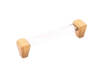 Belwith Keeler Belleclaire 5-1/16"CENTER-CENTER Drawer Pull Brushed Golden Brass. Fixed Price $22.29.