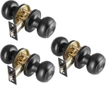 8 Pack Black Door Knobs Interior Keyless, For Bathroom & Bedroom. Fixed Price $28.49.