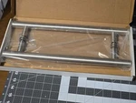 Delaney Hardware 15-3/4" Brushed Steel Barn Door Double Sided Round Pull Handle. Fixed Price $44.95.