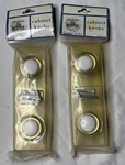 Restore & Restyle Classic Spirit Cabinet Knobs Round White/gold Lot Of 2. Fixed Price $10.00.