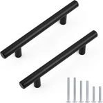 30 Pack Hole Centers 3-3/4INCH Matte Black Kitchen Cabinet Handles, Stainless. Fixed Price $34.69.
