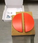 2 Orange Ikea Half Round Cabinet Pull Handle Modern Minimal Contemporary Begripa. Fixed Price $22.99.