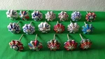 20 Pcs Cabinet Ceramic Pulls Knobs Painted Drawer Door Knobe Handmade. Fixed Price $43.99.