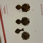 Metal Tear Drop Knobs Drawer Pulls Antique Decorative Furniture. Fixed Price $19.99.