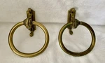 Vintage 2 Amerock Hardware Charter Towel Ring Burnished Brass Model: 8056-BB. Fixed Price $39.00.