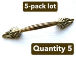 5-PACK Amerock Natural Elegance Burnished Brass 3" Ctc Cabinet Pull BP1334-O77. Fixed Price $38.24.